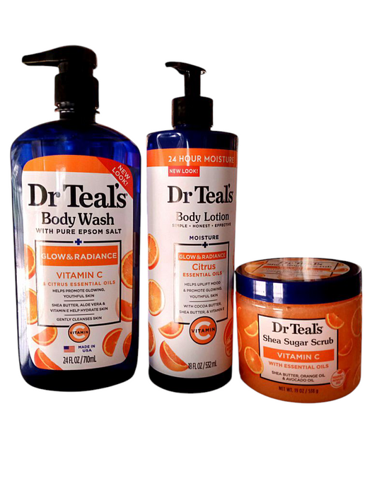 Gamme Dr Teal's à la vitamine C